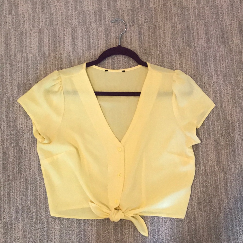 Yellow Forever 21 Top